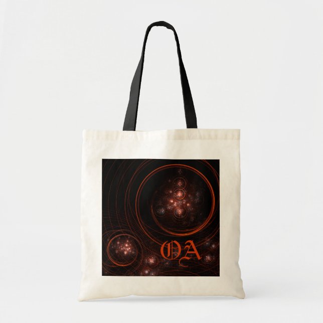 Stargate Abstrakt Art Monogram Bag Tygkasse (Framsidan)