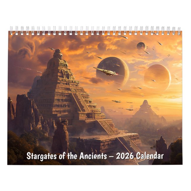Stargates of the Ancients – 2026 Calendar Kalender (Omslag)