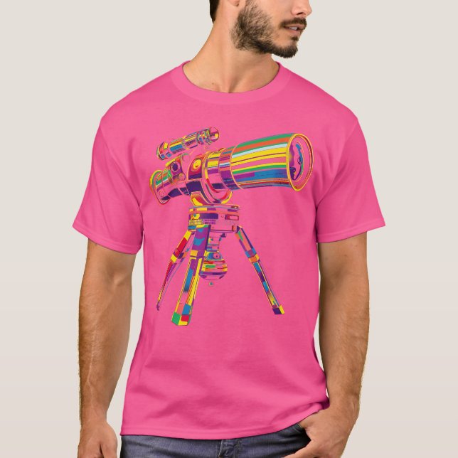 Stargazer-astronomikonstellationskanaler T Shirt (Framsida)