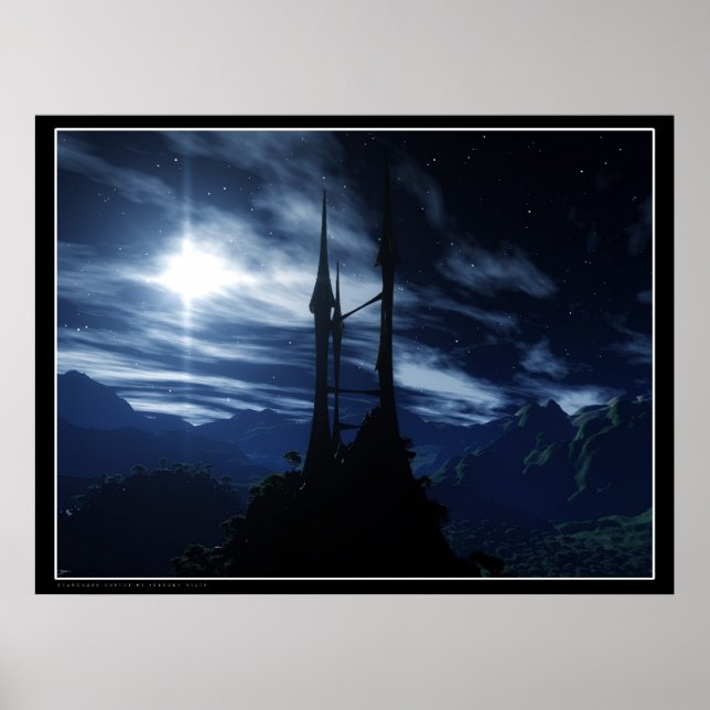 Stargazer Castle Poster (Framsidan)