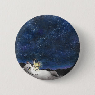 Stargazer Cat Botton Knapp