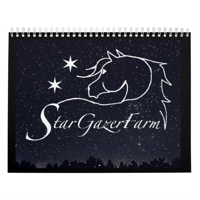 Stargazer Farm Horses Kalender (Omslag)
