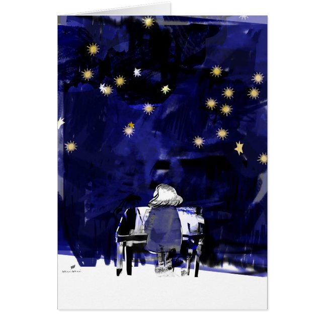 stargazer hälsningskort (Framsidan)