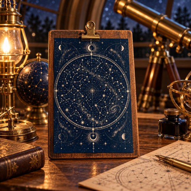 Stargazer Kartkonsttryck Poster (4 x 6 inch unframed semi-gloss print. Flat printed artwork. Styled scene; props not included.)