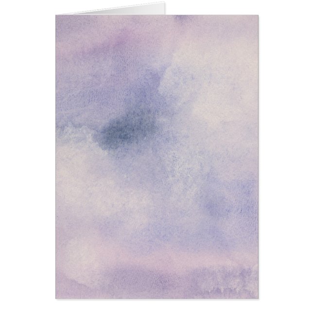 Stargazer | Lila och blått Hälsningskort (Framsidan)