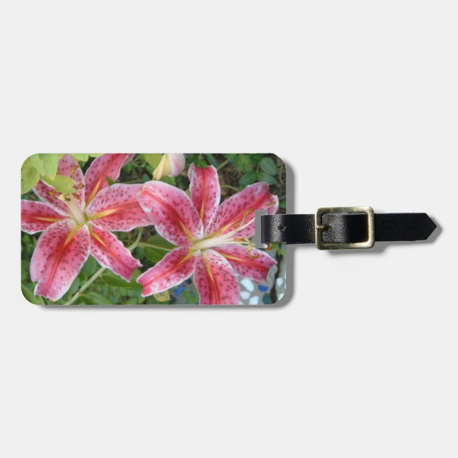 Stargazer Lilies Garden Blommigt Bagagebricka (Horisontell Framsida)