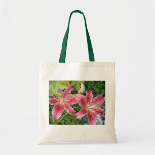 Stargazer Lilies Garden Blommigt Tygkasse