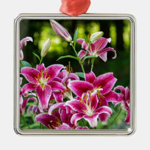Stargazer Lilies Julgransprydnad Metall