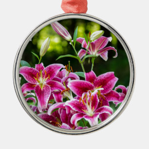 Stargazer Lilies Julgransprydnad Metall