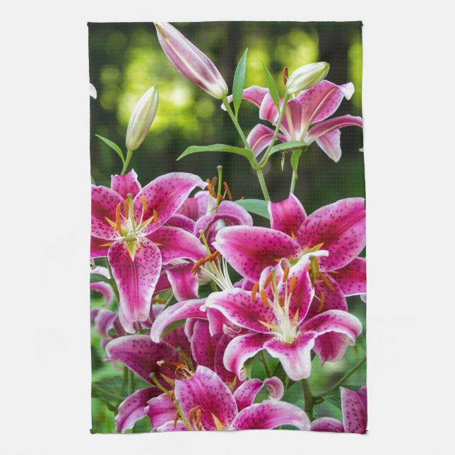 Stargazer Lilies Kökshandduk (Vertikal)