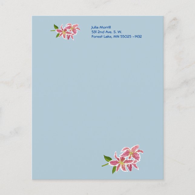 Stargazer lily (Framsida)