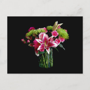 Stargazer Lily Bouquet Vykort