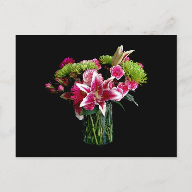 Stargazer Lily Bouquet Vykort (Framsida)