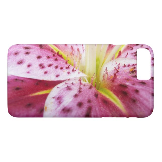 Stargazer Lily Bright Magenta Blommigt Case-Mate iPhone Skal (Baksida (horisontal))