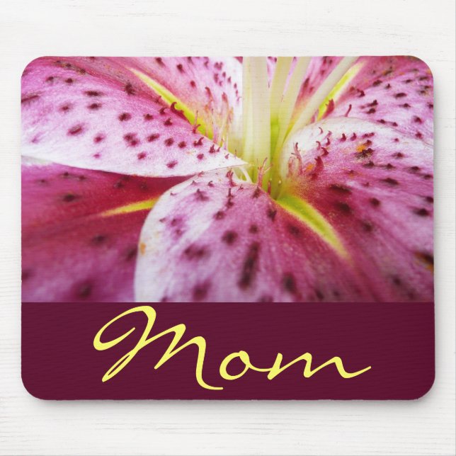 Stargazer Lily Personlig Mousepad Musmatta (Framsidan)