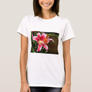 Stargazer Lily Photograph T Shirt