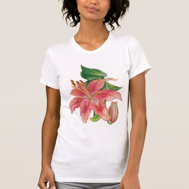 Stargazer Lily T Shirt (Framsida)