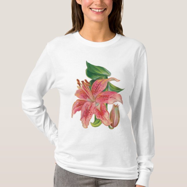 Stargazer Lily Tee Shirt (Framsida)