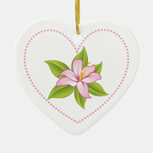Stargazer rosa lily anpassningsbar ornament