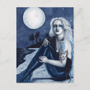 Stargazer-vykort för Sjöjungfru Vykort