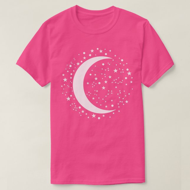 Stargazing Constellation Astronomy Älskare T Shirt (Design framsida)