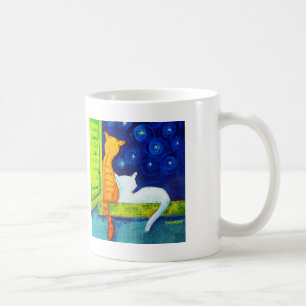 Stargazing kattkaffemugg kaffemugg