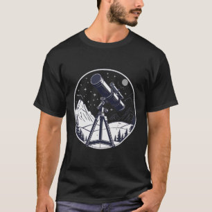 Stargazing telescope astronomy hobby t shirt