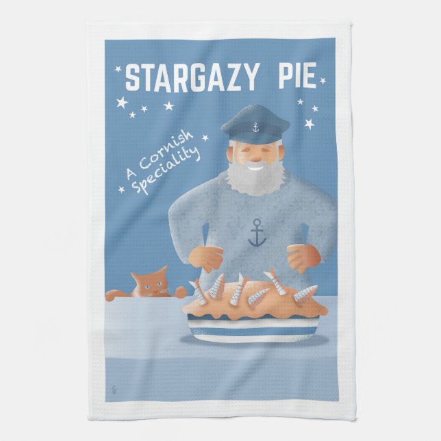 Stargazy Pie Kökshandduk (Vertikal)