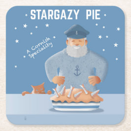 Stargazy Pie Underlägg Papper Kvadrat