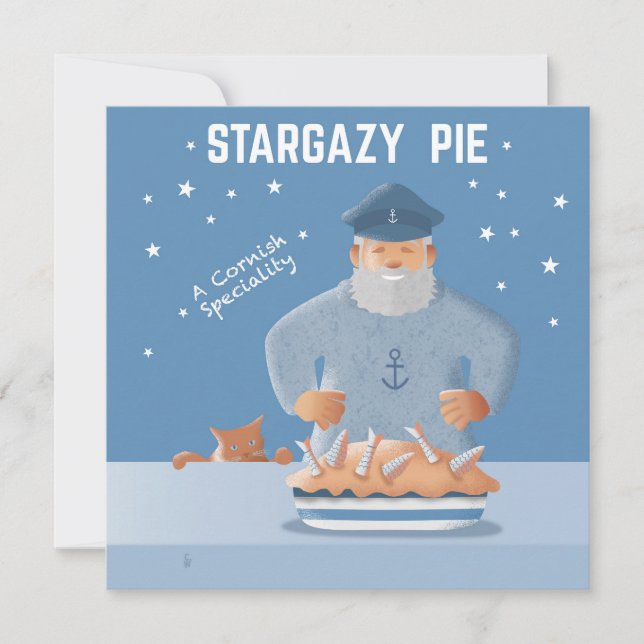 Stargazy Pie vykort (Framsida)