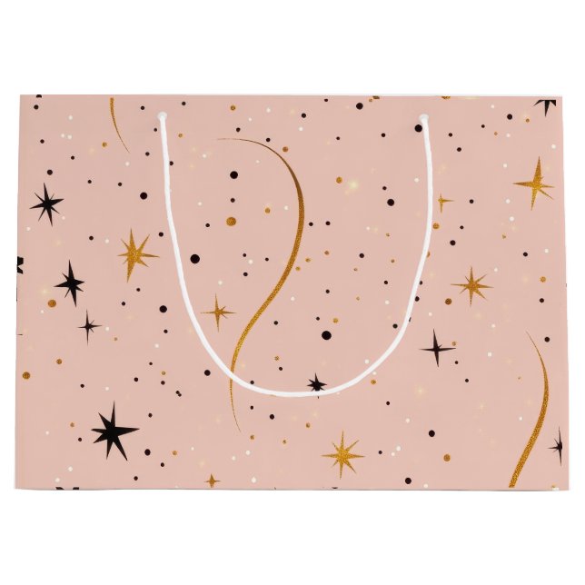 StarGlow - dekorativ gift-flagga med stjärndesign (Framsidan)