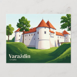 Stari Grad slott Kroatien Vykort