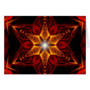 Staritual Fractal Hälsningskort