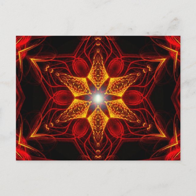 Staritual Fractal Vykort (Framsida)