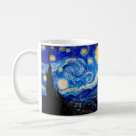 Starjkväll av Vincent Van Gogh Kaffemugg