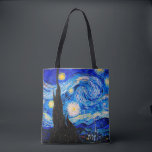 Starjkväll av Vincent Van Gogh Tygkasse<br><div class="desc">Vincent Van Gogh Starry Natt. Det här är ett gammalt mästerverk från huvudmålaren Vincent Van Gogh. Den här brans konstlandskapsmålning har vackert,  vibrerande,  mättat färg. Vincent Van Gogh var en målare i post impressionist. Denna bild är offentlig</div>