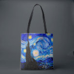 Starjkväll av Vincent Van Gogh Tygkasse<br><div class="desc">Vincent Van Gogh Starry Natt. Det här är ett gammalt mästerverk från huvudmålaren Vincent Van Gogh. Den här brans konstlandskapsmålning har vackert,  vibrerande,  mättat färg. Vincent Van Gogh var en målare i post impressionist. Denna bild är offentlig</div>