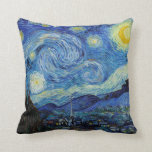 Starjkväll, Vincent van Gogh Kudde<br><div class="desc">Vincent Willem van Gogh (den 30 mars 1853-29 juli 1890) var en nederländsk postimpressionistisk målare som hör till de mest inflytelserika och berömd figurerna i den Westernare konstens historia. På drygt ett årtionde skapat han omkring 2 100 konstverk, varav omkring 860 oljemålningar, varav de flesta härrör från de senaste två...</div>