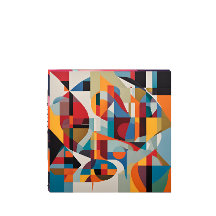 Stark Abstrakt Art - Uttrycklig och färgstark desi