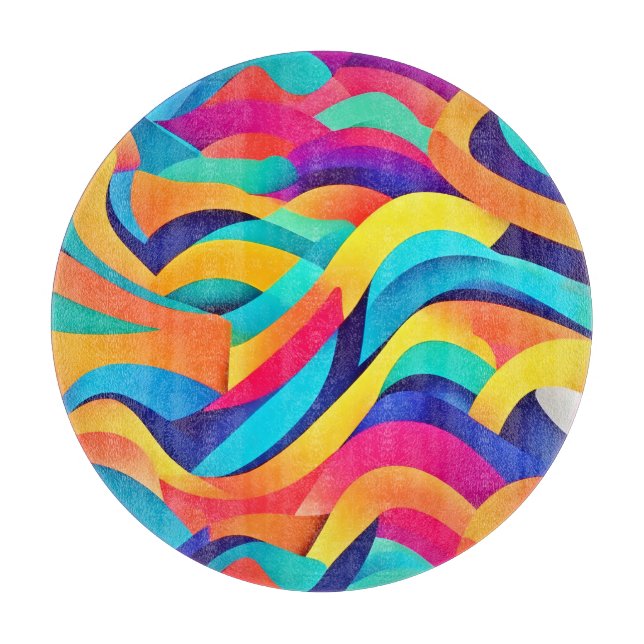 Stark Abstrakt för Vågigt (Framsidan)