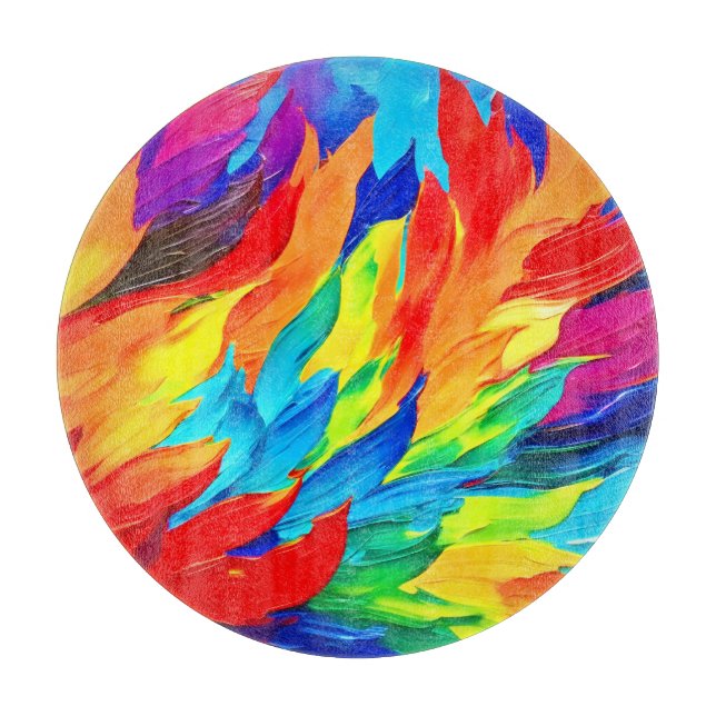 Stark Abstrakt-uttrycksmålning (Framsidan)