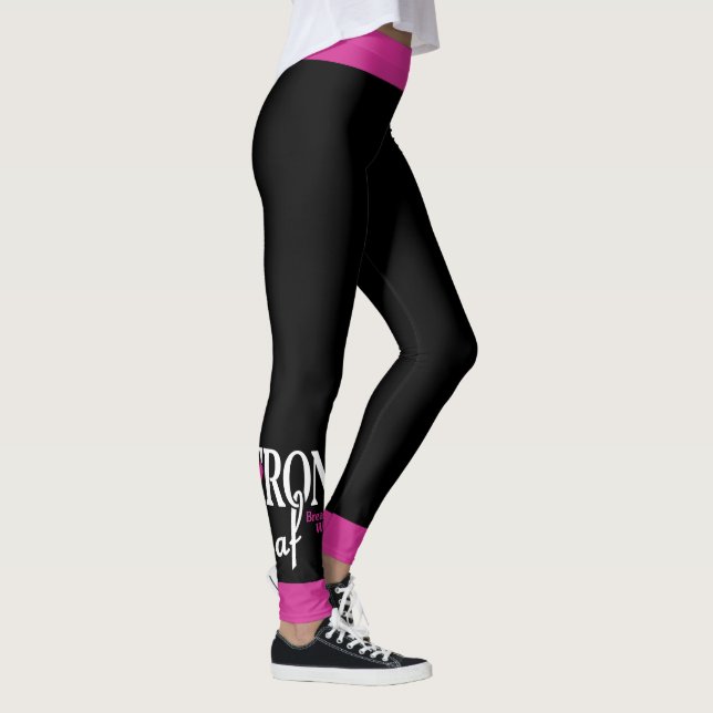 Stark af... bröstcancer leggings (Höger)