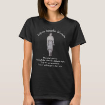 Stark åhörd Lipan Apache Kvinnor T-shirt