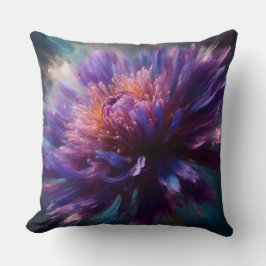 Stark Aster-Blommar Kudde