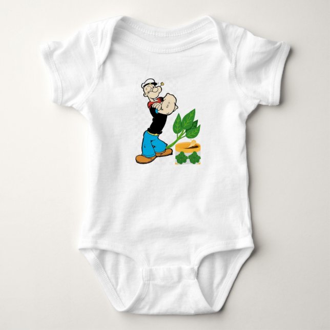 Stark Baby Popeye Bodykostym. T Shirt (Framsida)