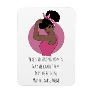 Stark Black Women Photo Magnet