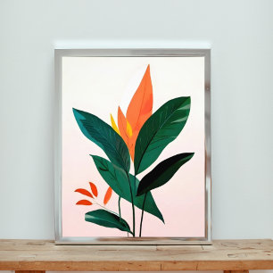 Stark Blommigt Art Fototryck