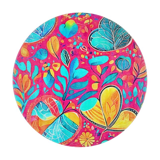 Stark Blommigt Heart Art Art (Framsidan)