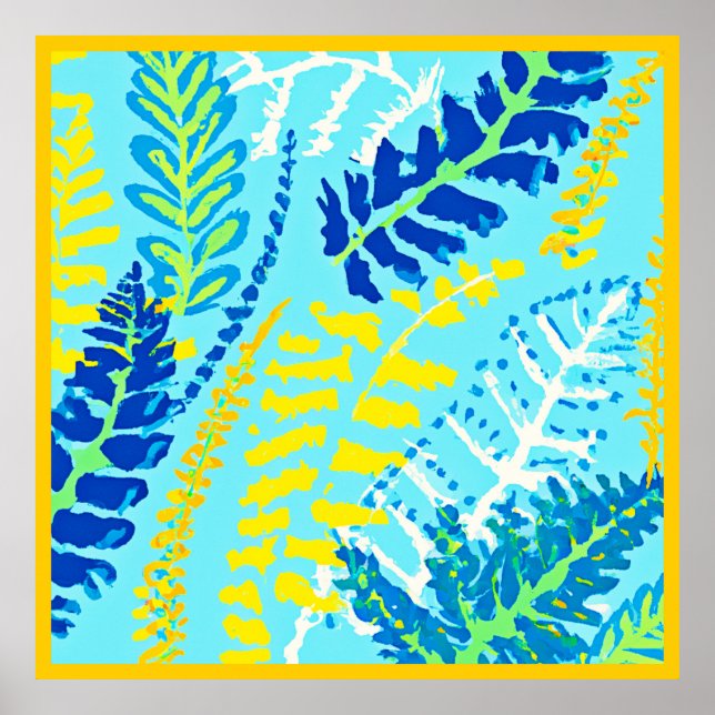 Stark Blommigt Poster (Framsidan)