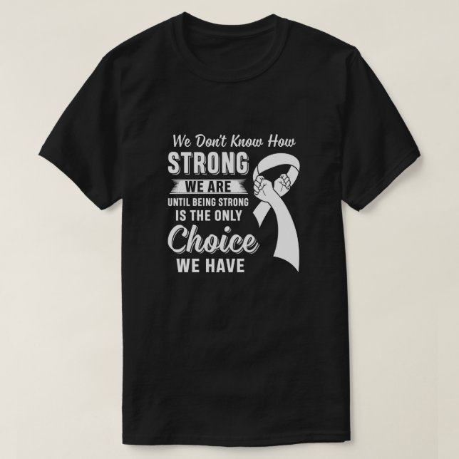 Stark Choice Lung Cancer T Shirt (Design framsida)